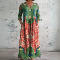 Giuditta | Abito Lungo Floreale Vintage