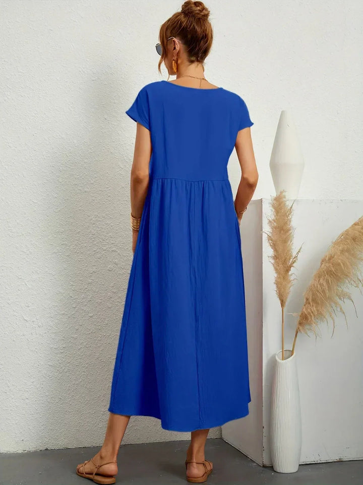 Gabrielle™ — Abito midi fluido con eleganza senza tempo