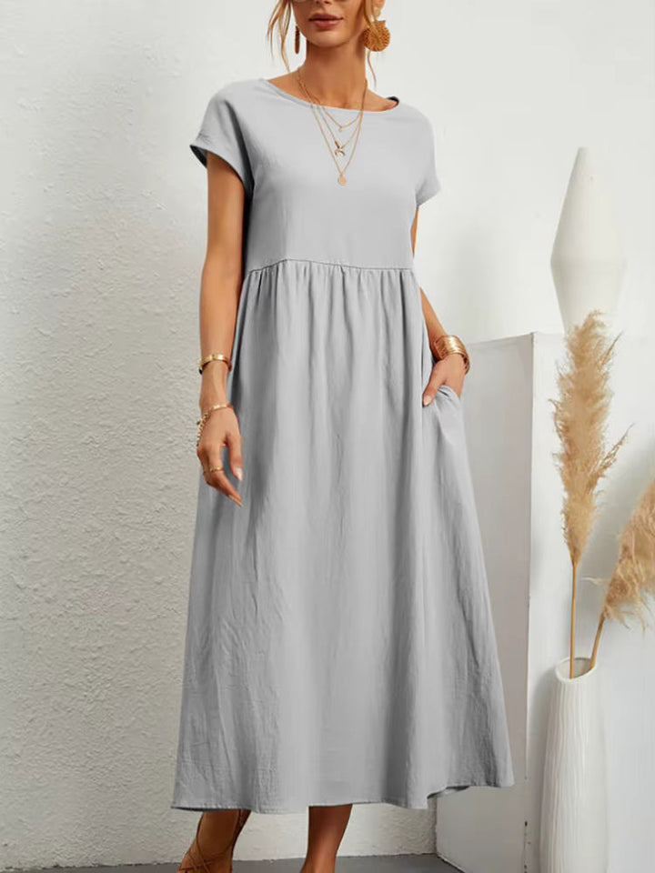 Gabrielle™ — Abito midi fluido con eleganza senza tempo