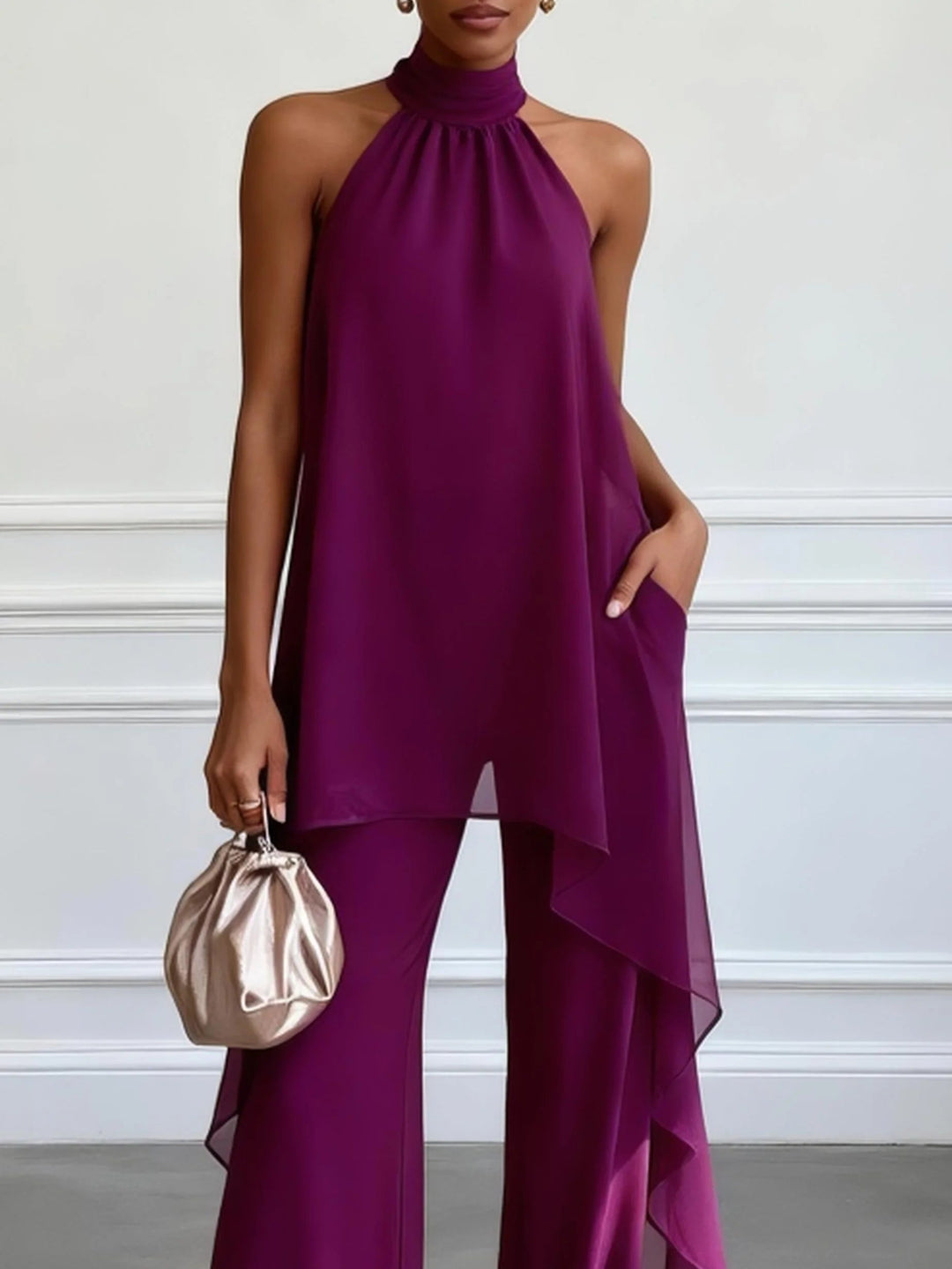 GIULIA | SET HALTER ELEGANTE PER DONNA