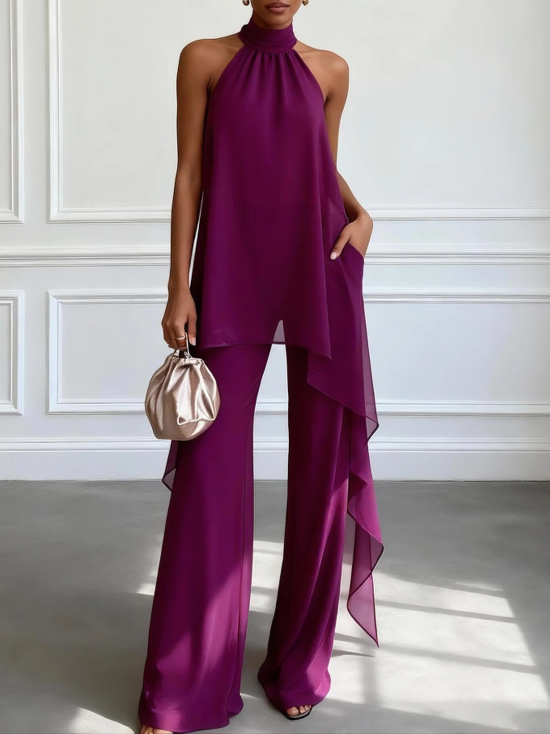 GIULIA | SET HALTER ELEGANTE PER DONNA