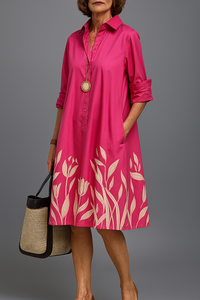Isabella | Abito Midi Chic in Cotone